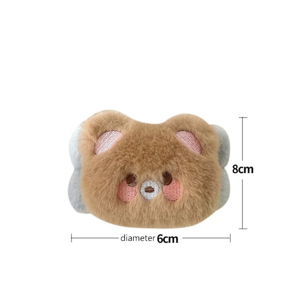 Ansiktstvätt Armband Spa Handledstvättband GRÅ BRUN BJÖRN GRÅ grey brown bear grey brown bear
