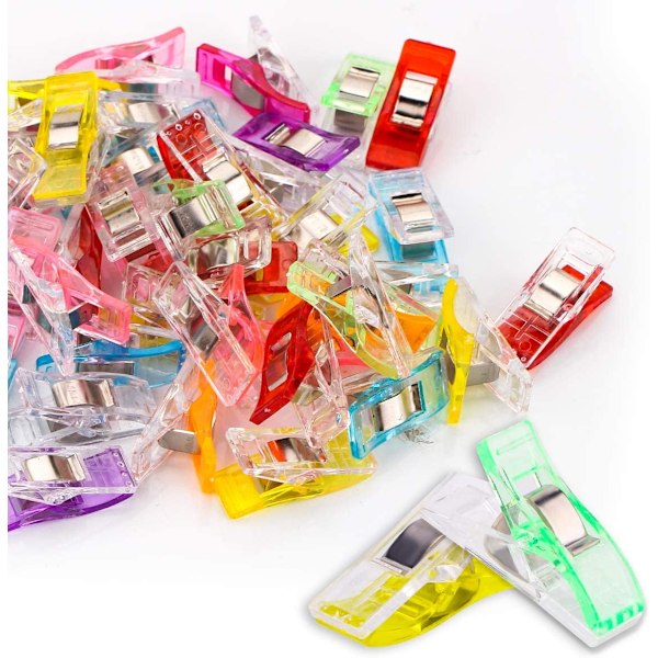 20 Sewing & Quilting Clips - Tin Box, Multi-Color