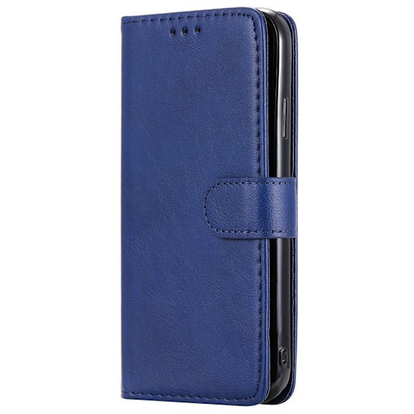 iPhone 11 - Pung Etui/Magnetisk Cover 2i1 - Mørkeblå DarkBlue Mörk Blå