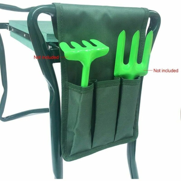 Garden Kneeler Tool Bag Vikbar liten tyg bältesväska Flerfack Stor kapacitet,