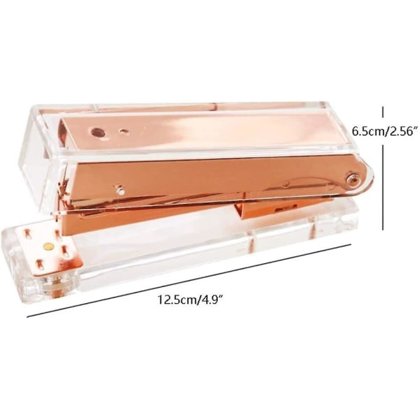 Kontorsstift Guld Manuellt läge Metall Akrylstift 24/6 26/6 ( Färg : Rose Gold )