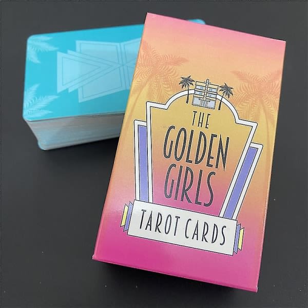 The Golden Girls Tarotkort Brädspel Underhållning Creative Divination Deck Med Full engelsk Pdf Guidebok För Barn Vuxen78st Tt47 zdq