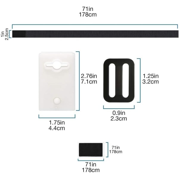 CDQ Simbassäng Solar Cover Fixering Kit -Storlek: 8st