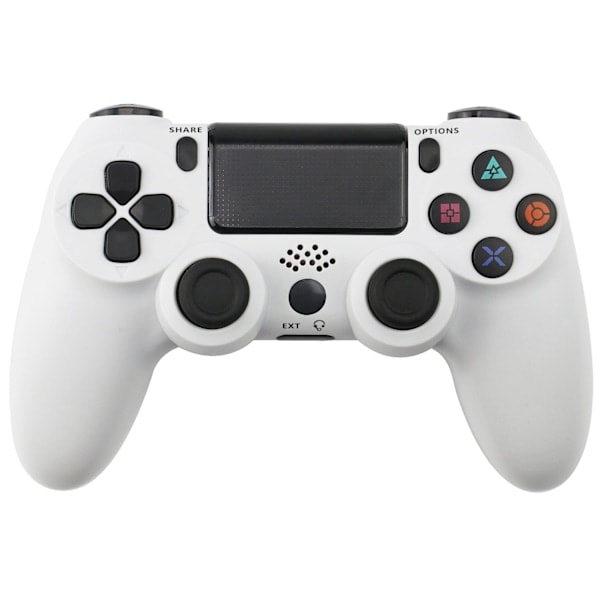 2 stk PS4 DoubleShock trådløs til Play-station 4 camouflage grøn 2 stk Hvid 2 Pcs White