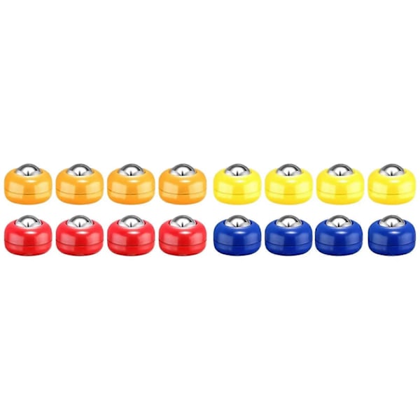 16 st Shuffleboard Puckar Set Utrustning Curling Tillbehör Shuffleboard Bord Puckar Shuffleboard Rullar Set för Spel Familj Hem