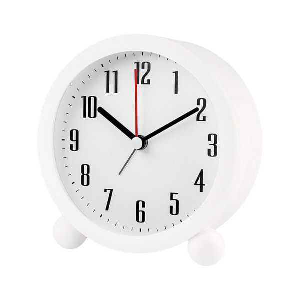 Uppgraderad analog väckarklocka Liten analog klocka Tyst utan att ticka