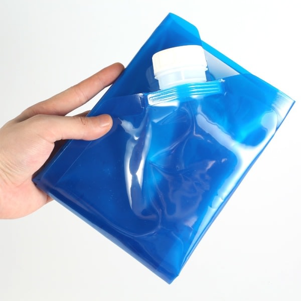 Vanddunk vandflaske vand dunke vandpose 5L blå