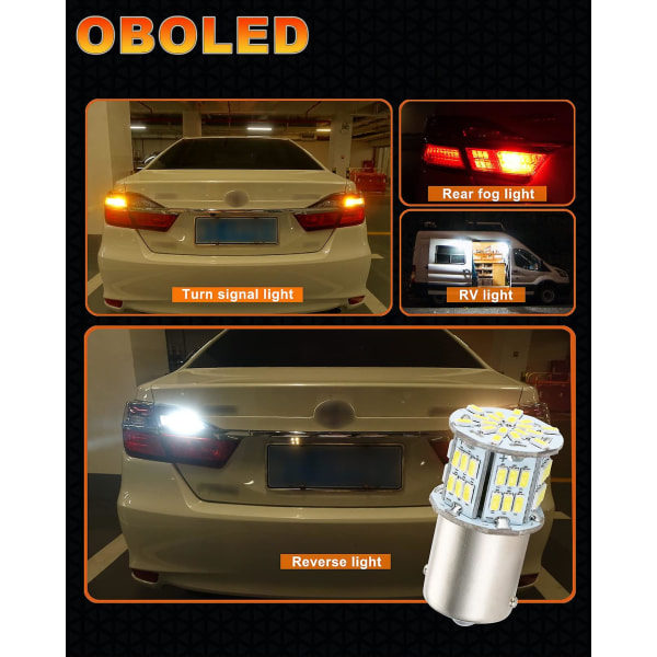 1156 P21w LED-lamper 54smd Ba15s 7506 1141 LED-lampe for blinklys Baklysretning Bil Tåkelys Lampe 12v
