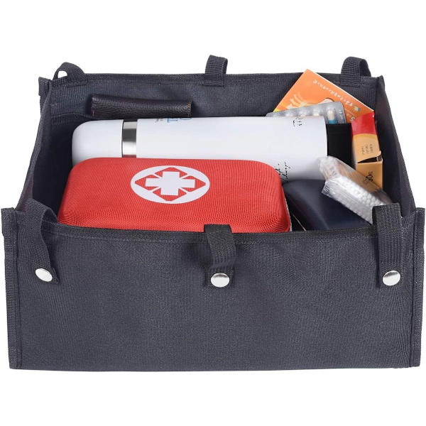cm - Storage Box - with - Walker - Storage Bag - Four-wheeled - Reusable - Carrying Accessory - Suitable - Men - Elderly - Black