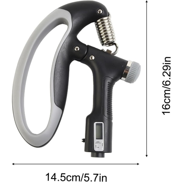 Håndgrebsstyrker 10-100kg Grip Strengthener Trainer - Justerbar håndgrebsstyrker med rustfrit