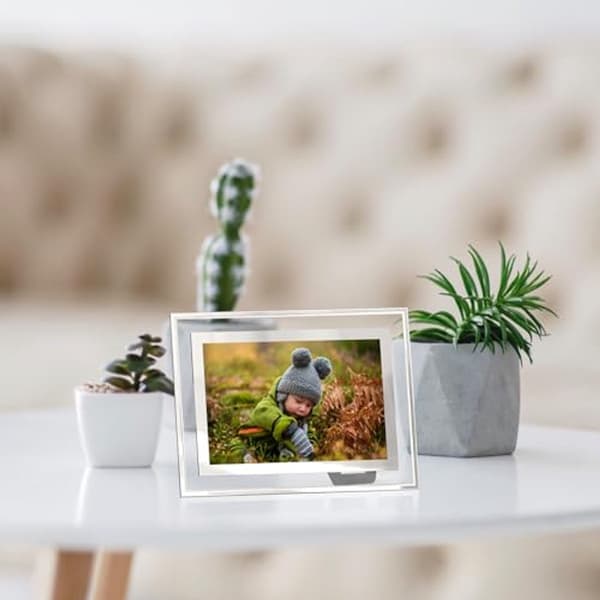Fotorammer 10 x 15 cm - 2 stk. - Sølv - Gennemsigtig - Perfekt til bryllupper, fødselsdage og julegaver