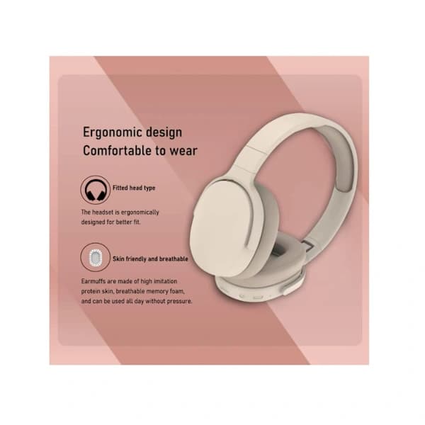 Trådlösa Hörlurar Bluetooth 5.1 Hifi Vikbara Smart Stereo Brusreducerande Khaki