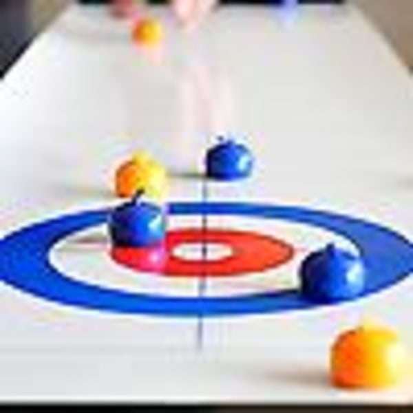 Minibord Curling Ball Bordsskiva Curling Game Curlingspel Jug Ball Bow Ball