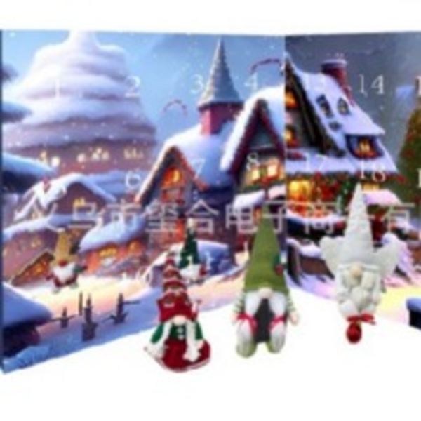 Julkalender med tomtar 2024 - 31 dagar med tomtefigurer