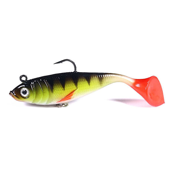 3-pakkaus - Jigit hauelle - Ahvenelle - 10cm multifärg Multicolor