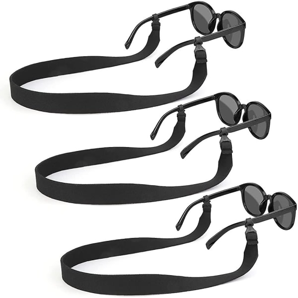 Flytande solglasögonrem 3 kpl, justerbar flytande glasögonhållare, neopren zdq