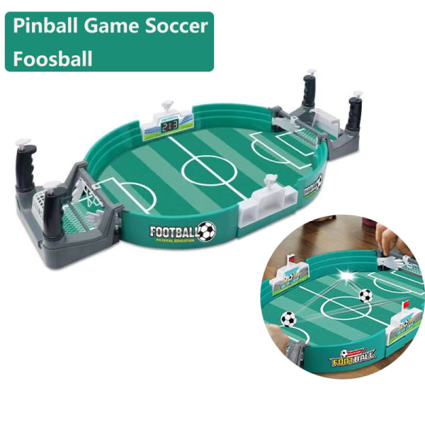 Bordsfotbollsspel universal fodbold bord interaktiv leksak i blå B