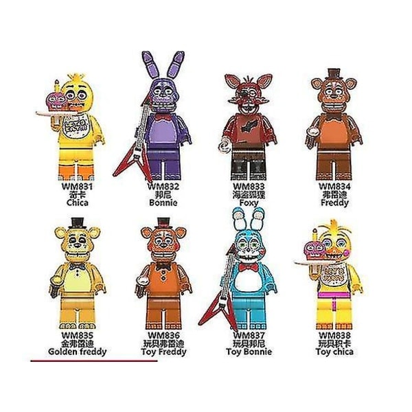 8 kpl Five Nights At Freddy's Fit Fnaf Leikkikalu Lapset Syntymäpäivälahjat[HK]