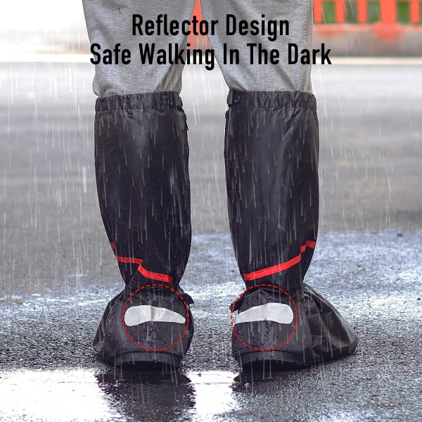 Vattentäta skoöverdrag (förtjockade), reble & vikbart regn