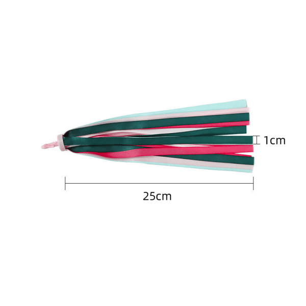 1 par barncykel tofsar skoter styre streamers 3