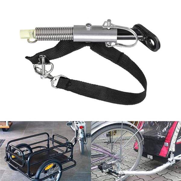 Durable Bike Trailer Coupler Steel Quick Release Attachment Universal Bicycle Towing Solutions