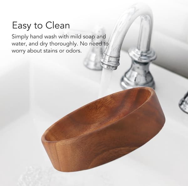 Small Round Wooden Bowl - Cozy Storage Solution for a Rustic Home Atmosphere