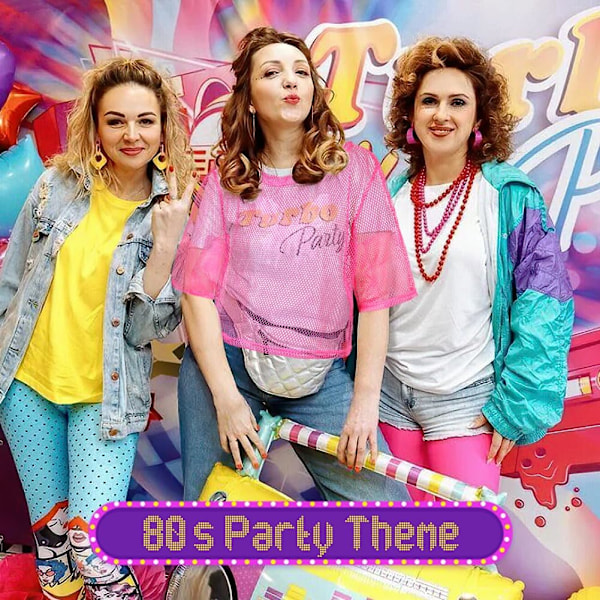 80'er Neon Festtøj Kostume Tilbehør Sæt, 1980'er Retro Tema Fest Dekoration Outfit til Kvinder Piger T-shirt-pink rød T-shirt-pink red One size