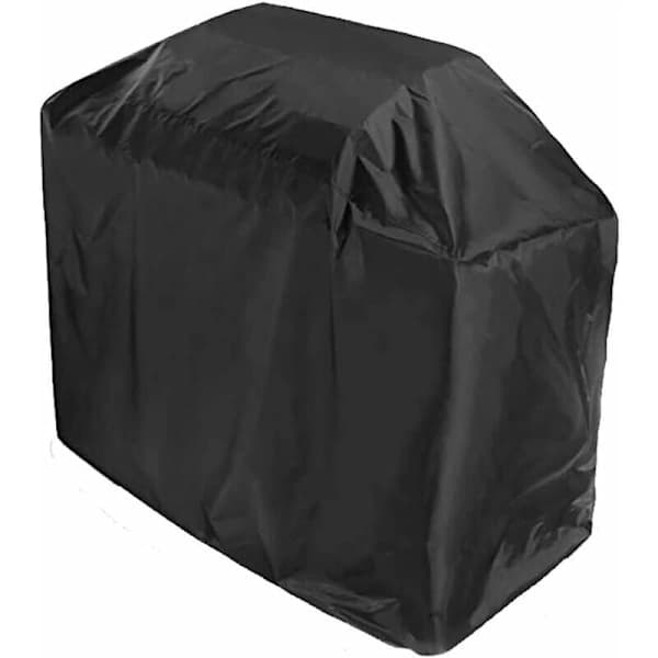 Grillovertræk Vandtæt Polyester UV-resistent Støvtæt til Udendørs Gas- og Elgrill Sort 150x100x125cm