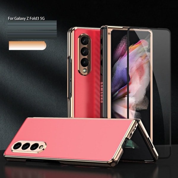 skal / kotelo / suojakotelo Samsung Galaxy Z Fold3 5G:lle punainen röd