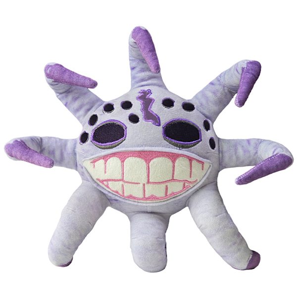 Doors Plussilelut, Monster Horror Game Plussilelu, Täytetyt Eläimet, Doors Dupe Plussilelu Pelifaneille Lapsille ja Aikuisten, Halloween, Joulu Brown big mouth monster