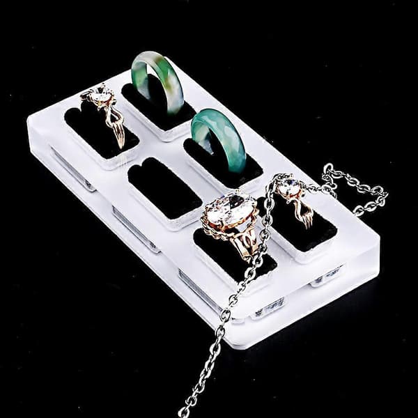 Kosmetika Ringar Displayställ Pad Halsband Ornament Stud Hållare Rack_tfrf