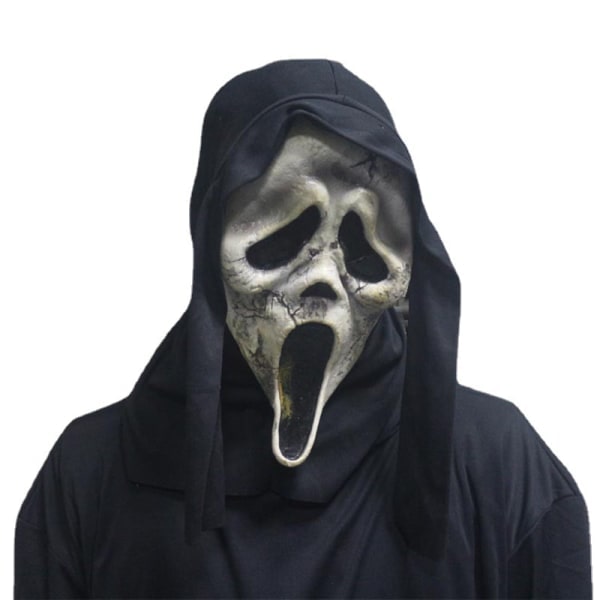 Skräck Scream Face Ghost House Mask Cosplay Läskig Mördare Evil Demon EVA Masker