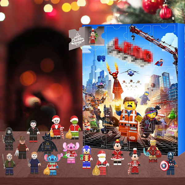 Kampanj! 2023 Jul Adventskalender - 24 Söta Tomtefigurer Style 1