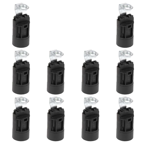 10 stk E14 Feste Lampeholder LED E14 Lysestake Sokkel Krystall Lampeholder_tfrf