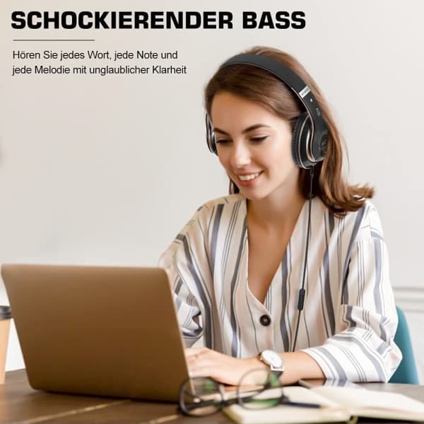 Trådløse hovedtelefoner, trådløse over-ear bluetooth-hovedtelefoner