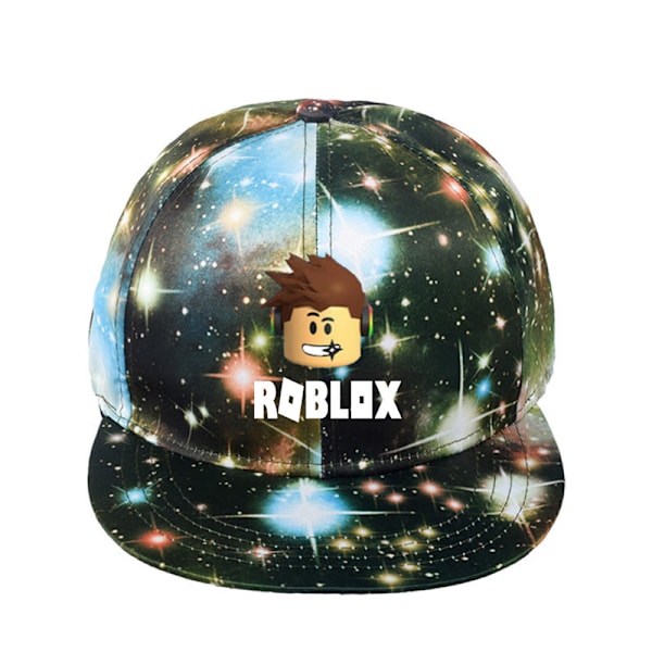 roblox hattupeli ympäröi viisiväristä lippistä tähtihatulla star green