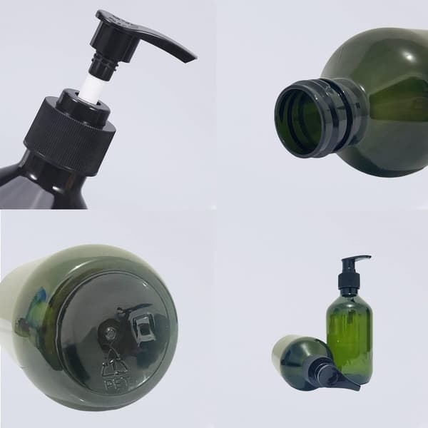 2-pack - 300ml - pumpflaskdispenser - Schampodispenser - Återanvändbar - Tvålpumpar - tvålpump - Schampodispensrar - behållare