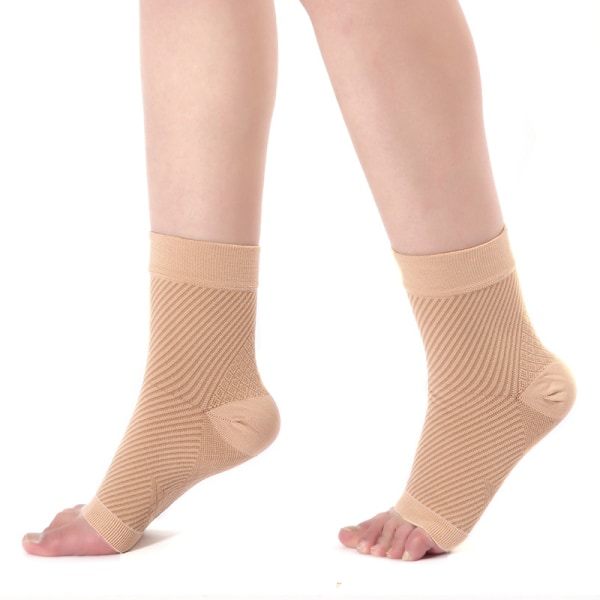 Fasciitis Support Kompressions Ankelstrømper - Fodhylster zdq