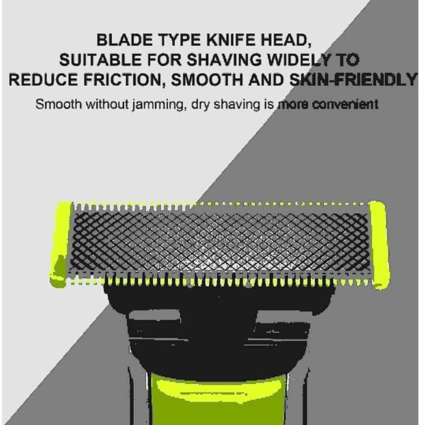 3 dele rakblad kompatibel med Philips Oneblade Replacement One Blade Pro Blades Men