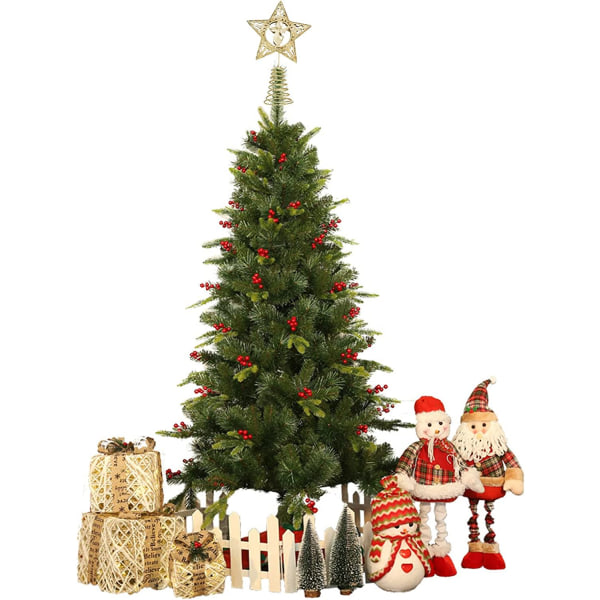 CDQ Christmas Tree Topper Light Up Christmas Tree Topper (guld)