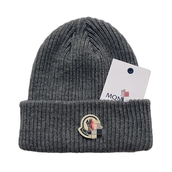 Unisex Strikket Hue til Kvinder og Mænd, Varmt Vinterhue til Ski Dark Grey
