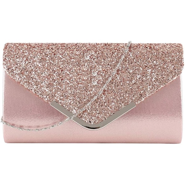 CDQ Dam Clutch Glitter Elegant kvällsväska glänsande handväska kuvert