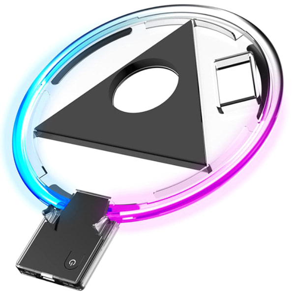 RGB-lysstativkontroller USB-lader dokkingstasjon for Playstation 5 PS5 spillkonsollstativ