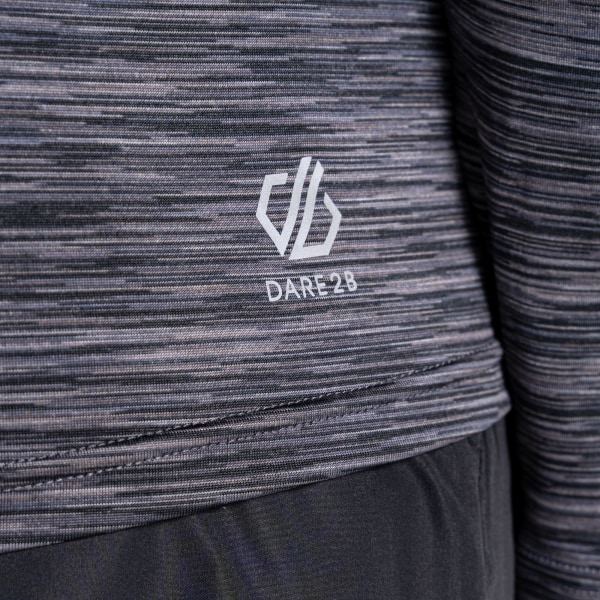 Dare 2B Accelerate Space Dye Jersey Langærmet T-shirt 3 Charcoal Grey 3XL zdq