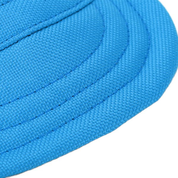 Hund Baseballcaps Solbeskyttelse Komfortabel Justerbar Kjæledyr Sportscaps med Ørehuller for Små Hunder Blå L