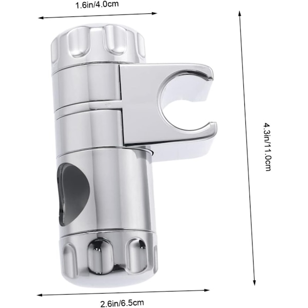 Dusjhodeholder – Hånddusjholder – Justerbar dusjholder – Reservedusjfeste – ABS