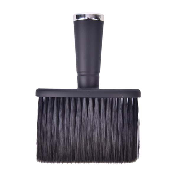 Soft Black Neck Face Duster Brushes Barber Hair Clean Hairbrush Black Silver