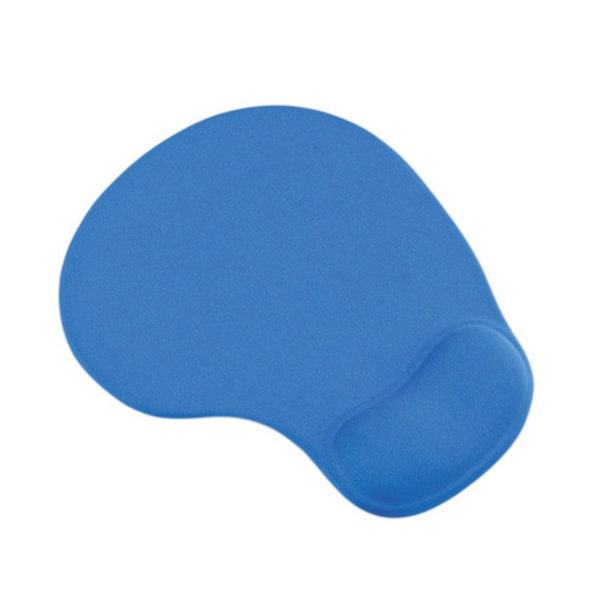 Mjuk silikonmusmatta med ergonomiskt handledsstöd för kontoret Sky Blue