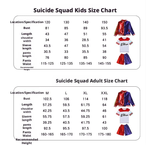 Ruby Dam Harley Quinn Kostyme XL