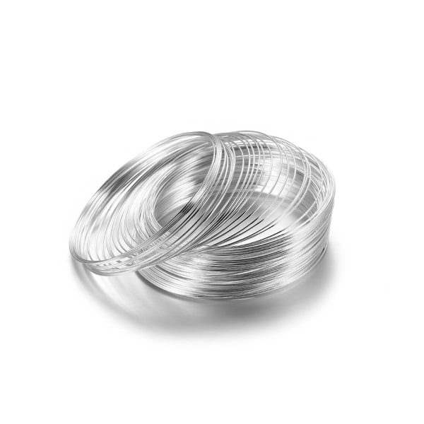 CDQ Armband Memory Wire Beading Wire för smyckestillbehör Silver SilverCDQ